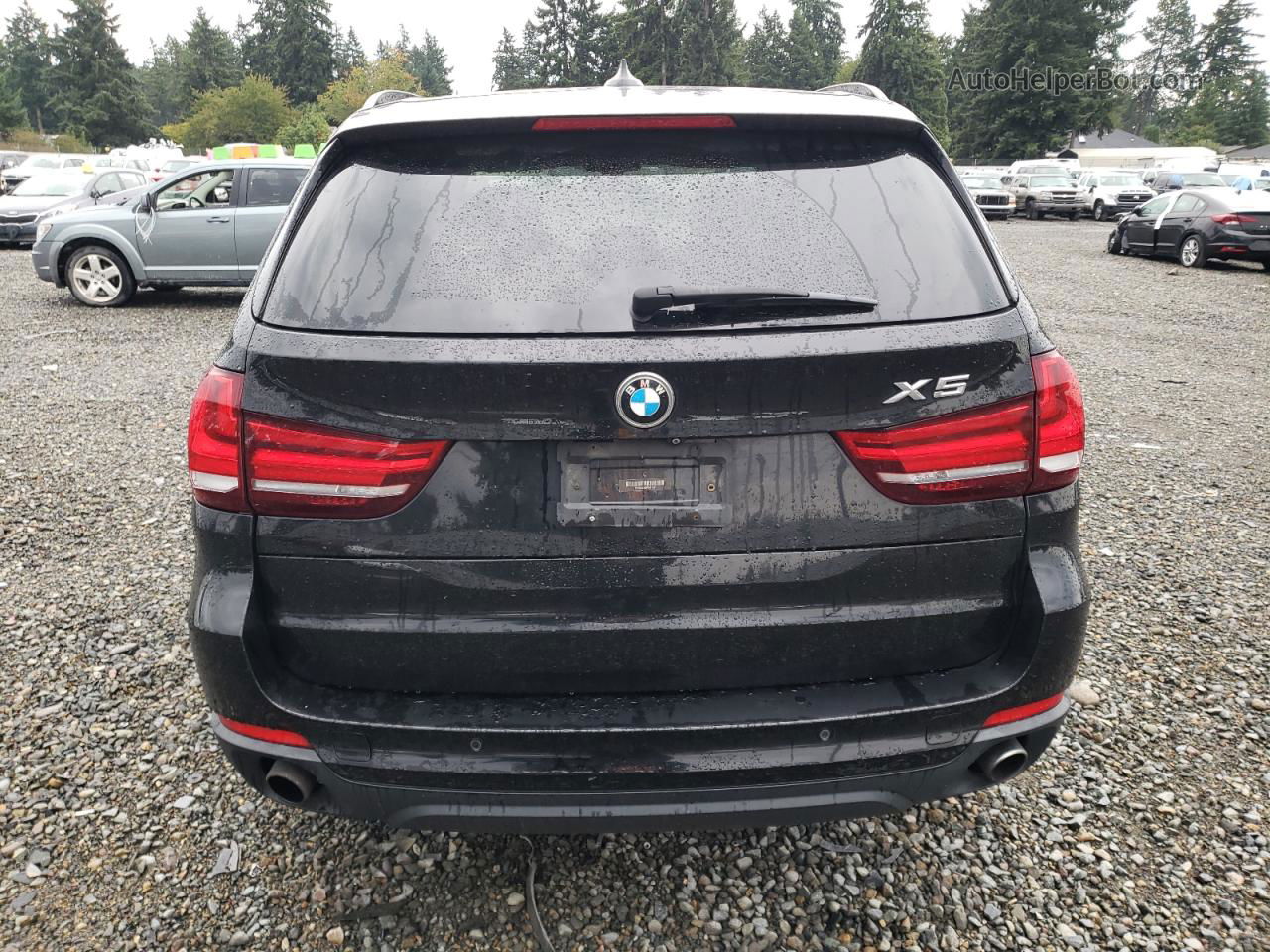 2015 Bmw X5 Xdrive35i Black vin: 5UXKR0C53F0K71731