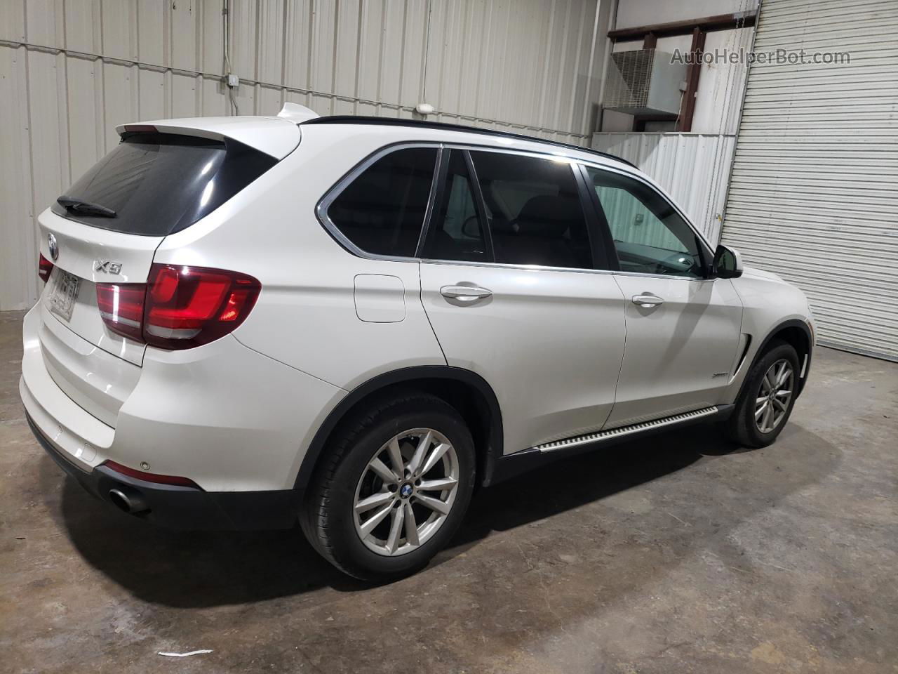 2015 Bmw X5 Xdrive35i White vin: 5UXKR0C53F0K72040