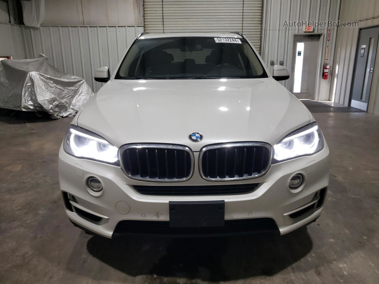 2015 Bmw X5 Xdrive35i White vin: 5UXKR0C53F0K72040