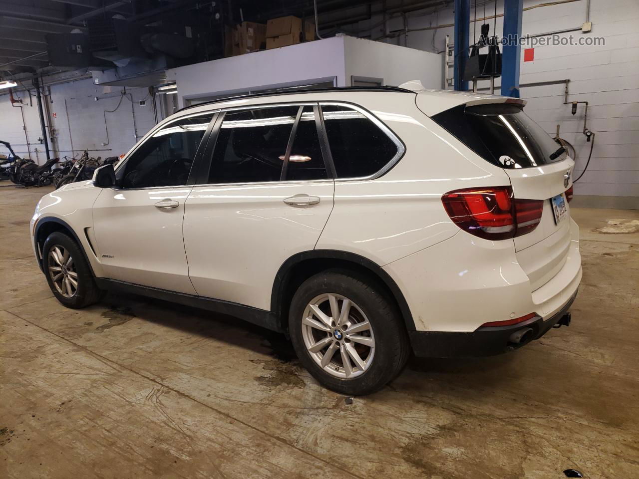 2015 Bmw X5 Xdrive35i White vin: 5UXKR0C53F0P02133