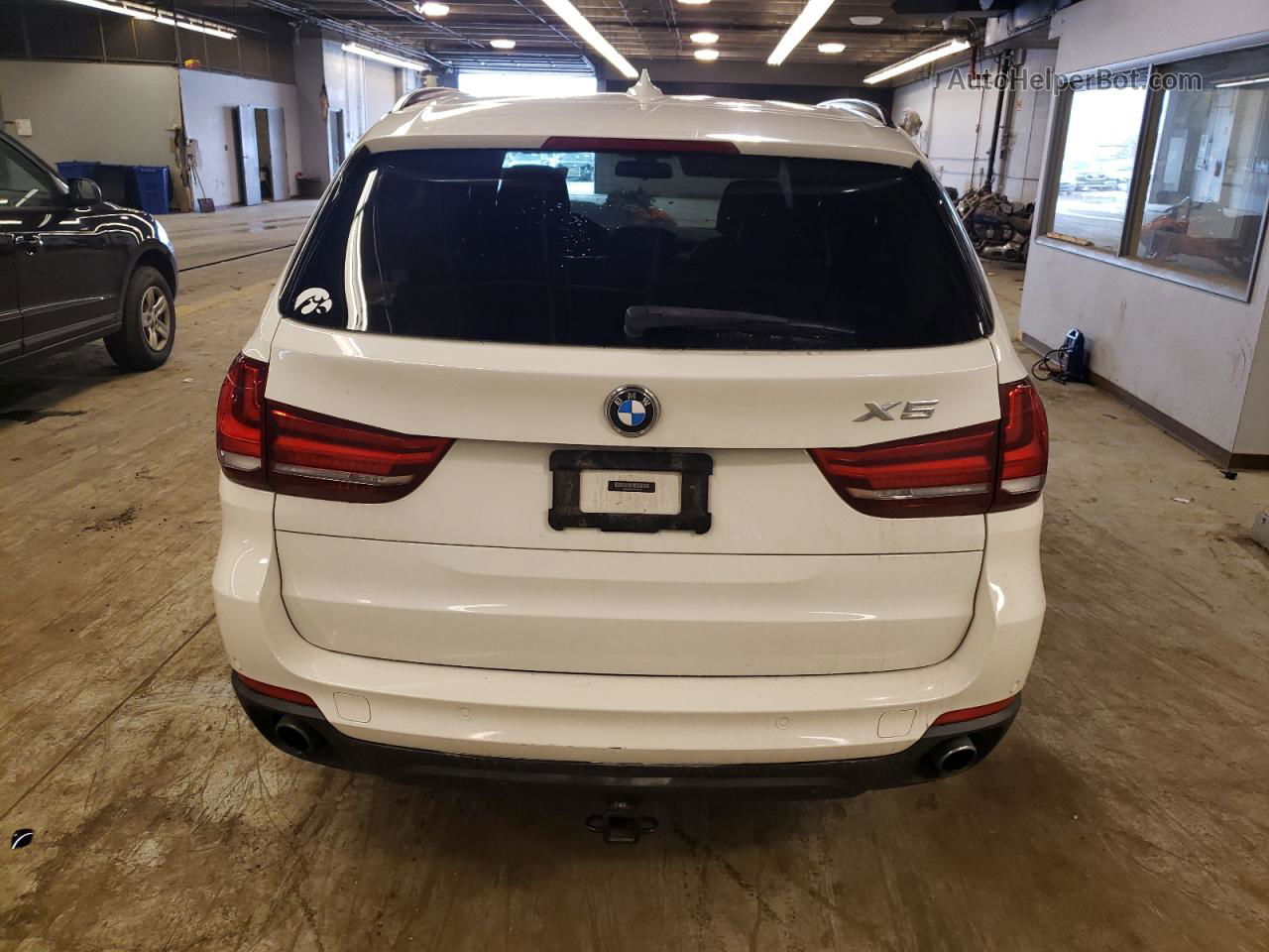 2015 Bmw X5 Xdrive35i White vin: 5UXKR0C53F0P02133