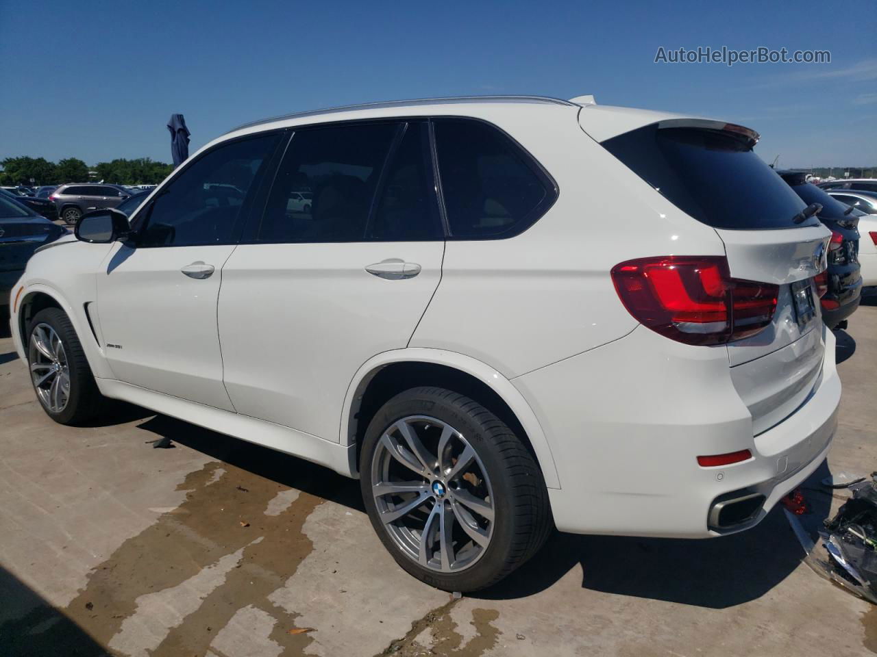 2015 Bmw X5 Xdrive35i White vin: 5UXKR0C53F0P04335