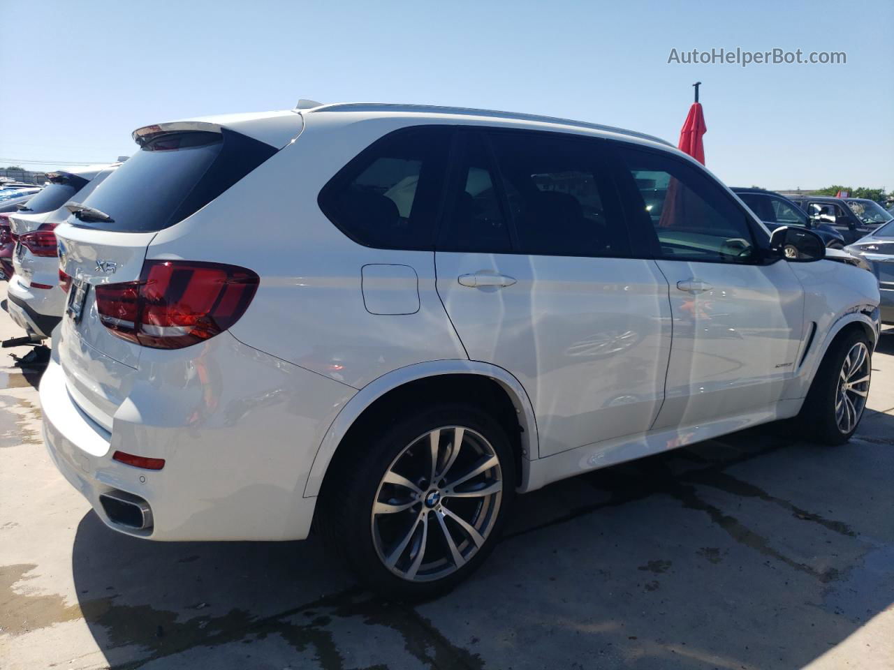 2015 Bmw X5 Xdrive35i White vin: 5UXKR0C53F0P04335