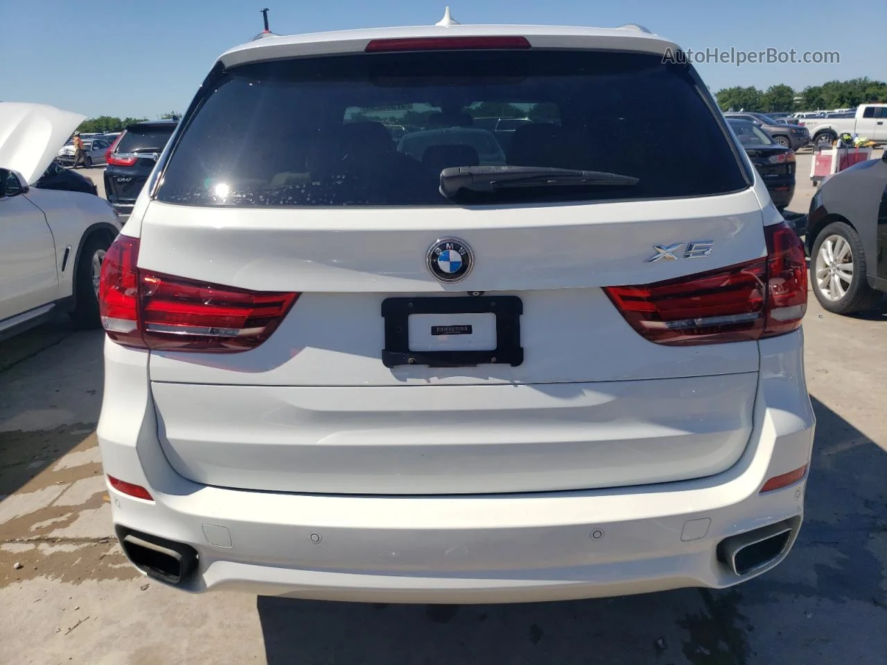 2015 Bmw X5 Xdrive35i White vin: 5UXKR0C53F0P04335