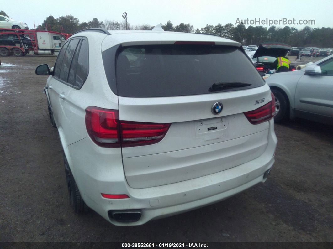 2015 Bmw X5 Xdrive35i White vin: 5UXKR0C53F0P05243