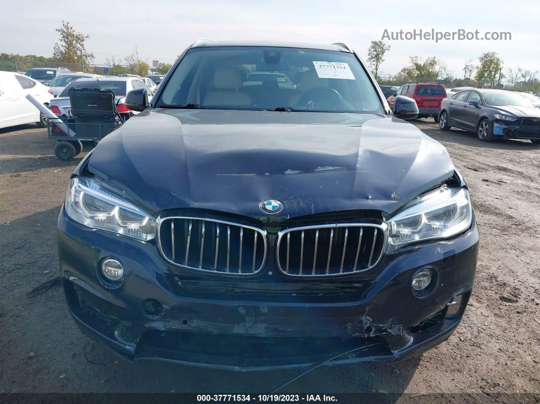 2015 Bmw X5 Xdrive35i Blue vin: 5UXKR0C53F0P07428