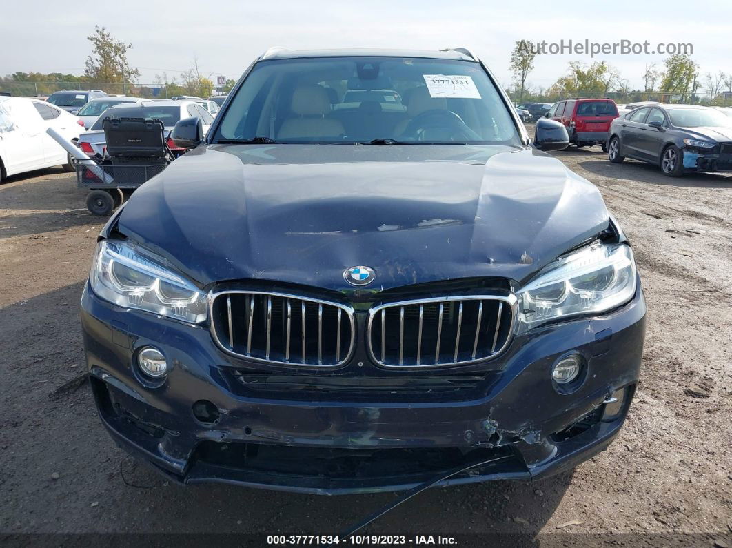 2015 Bmw X5 Xdrive35i Blue vin: 5UXKR0C53F0P07428