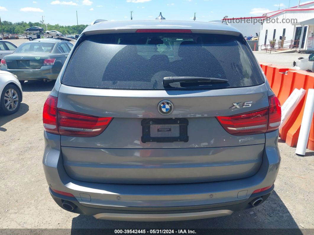 2015 Bmw X5 Xdrive35i Gray vin: 5UXKR0C53F0P08174