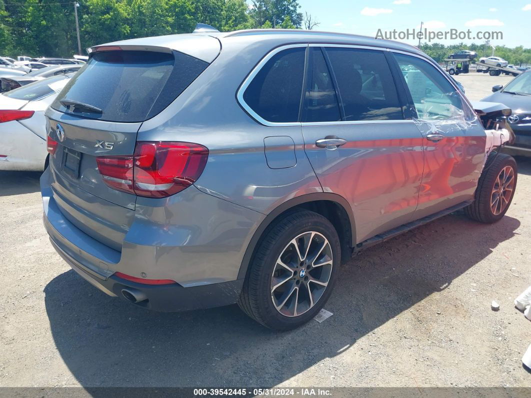 2015 Bmw X5 Xdrive35i Gray vin: 5UXKR0C53F0P08174