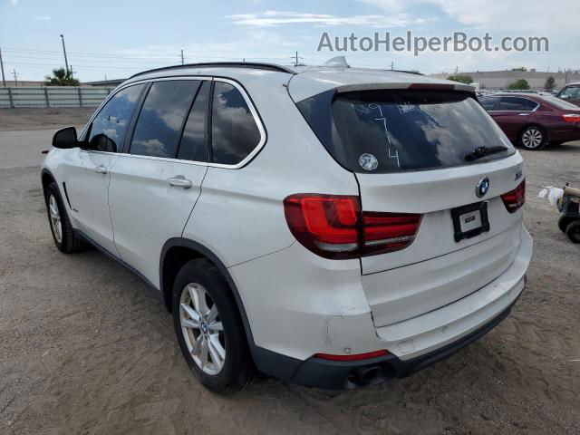 2015 Bmw X5 Xdrive35i White vin: 5UXKR0C53F0P09714