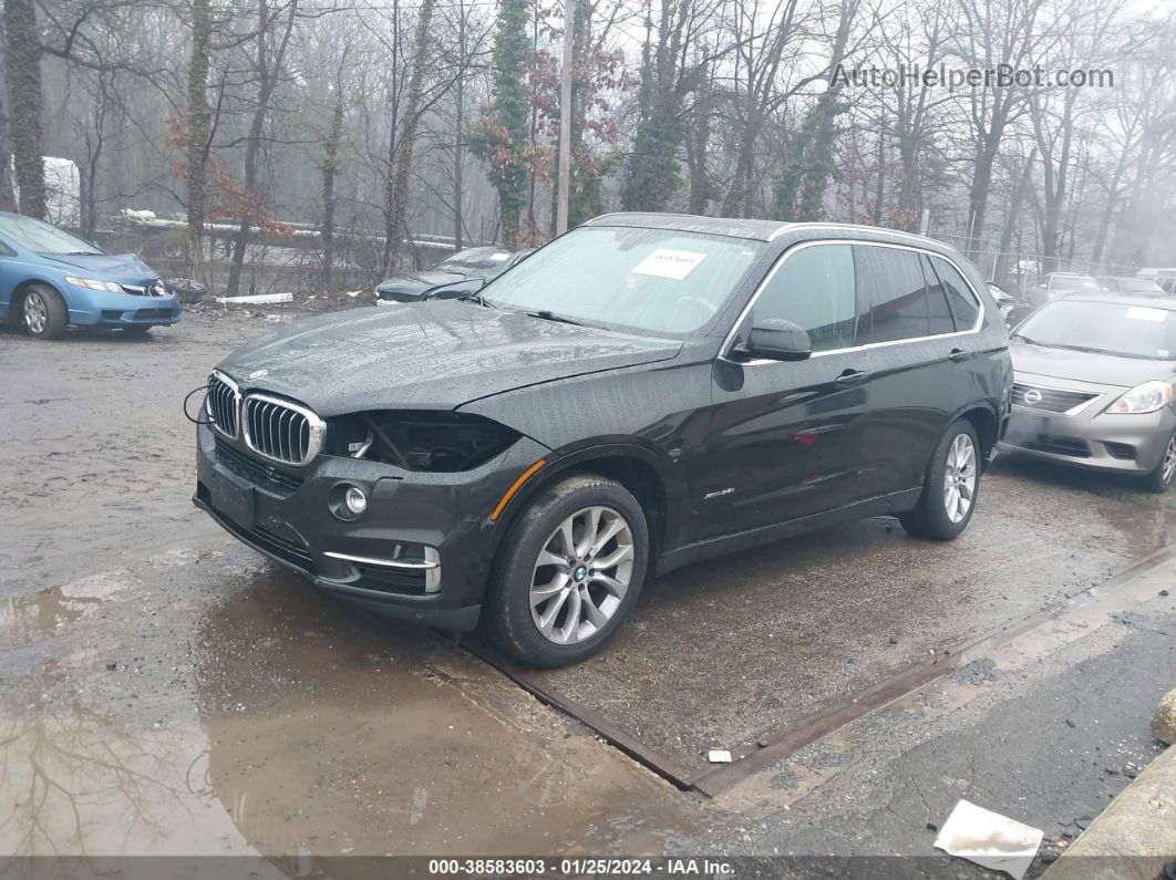 2015 Bmw X5 Xdrive35i Black vin: 5UXKR0C53F0P14816