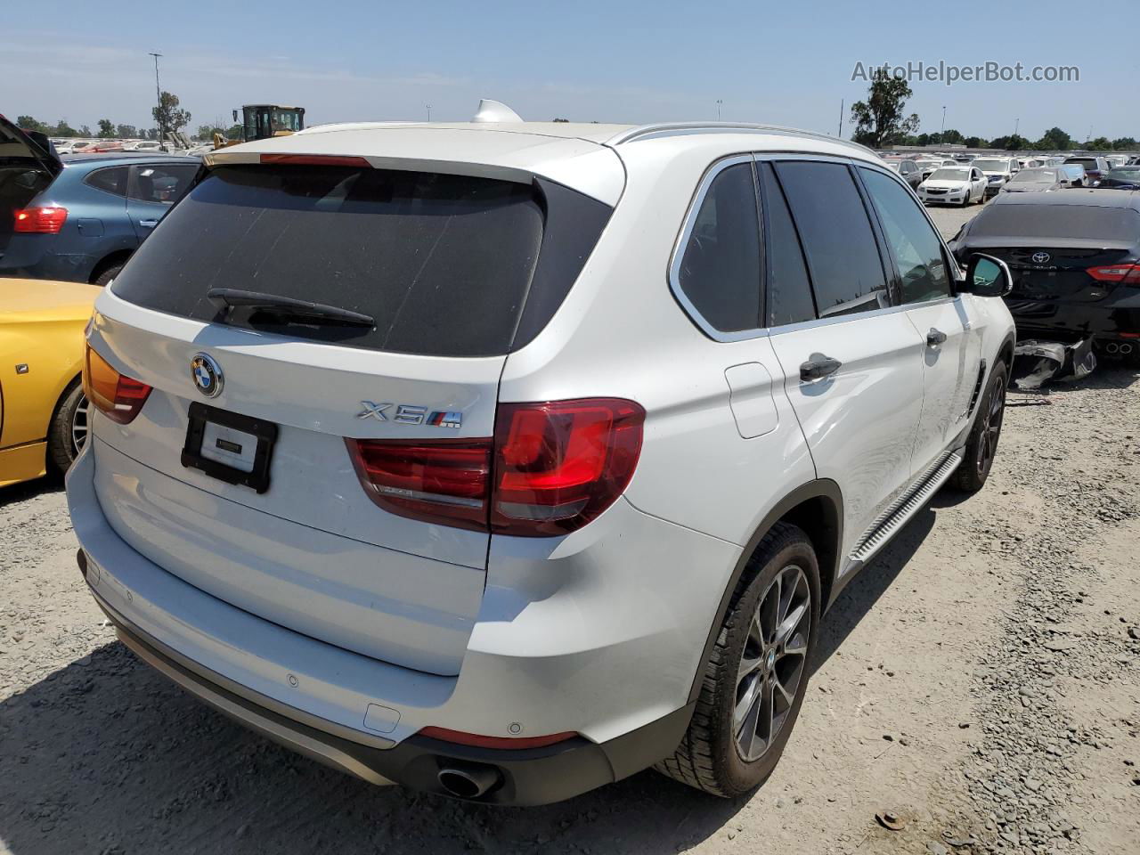 2015 Bmw X5 Xdrive35i Белый vin: 5UXKR0C53F0P16355