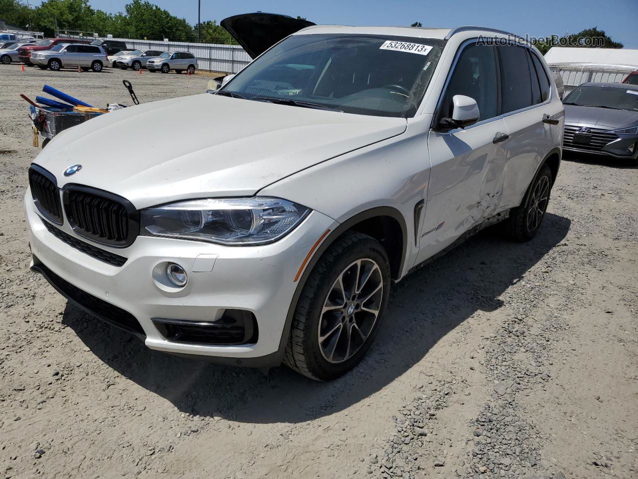 2015 Bmw X5 Xdrive35i Белый vin: 5UXKR0C53F0P16355