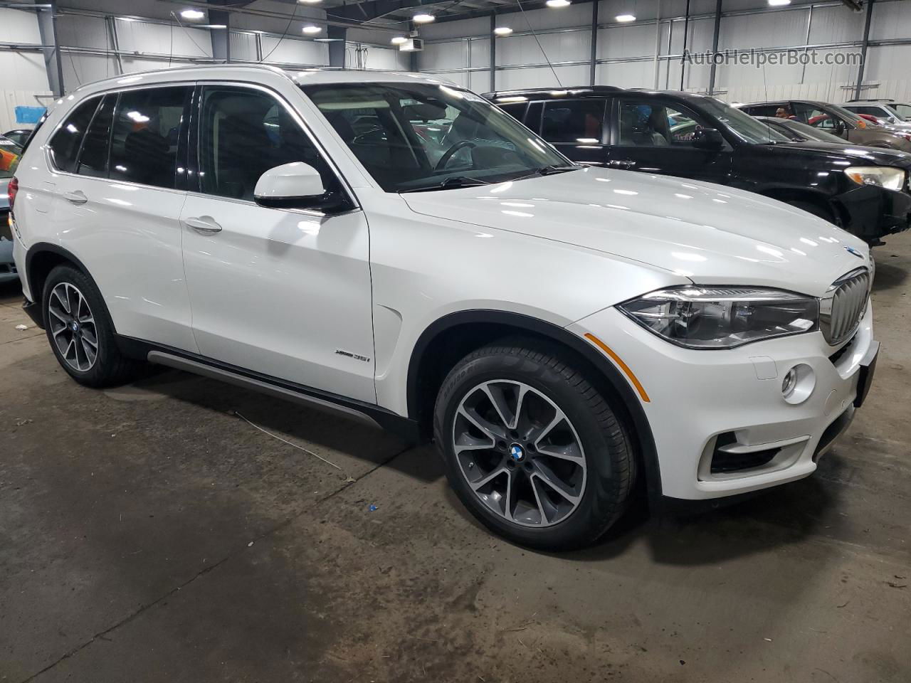 2015 Bmw X5 Xdrive35i White vin: 5UXKR0C53F0P16761