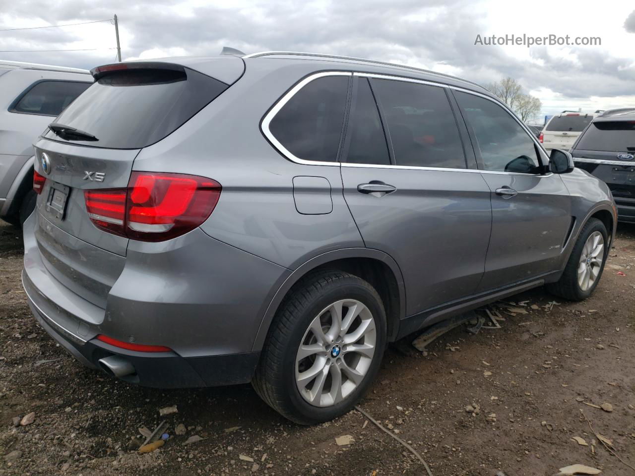 2014 Bmw X5 Xdrive35i Gray vin: 5UXKR0C54E0C25729