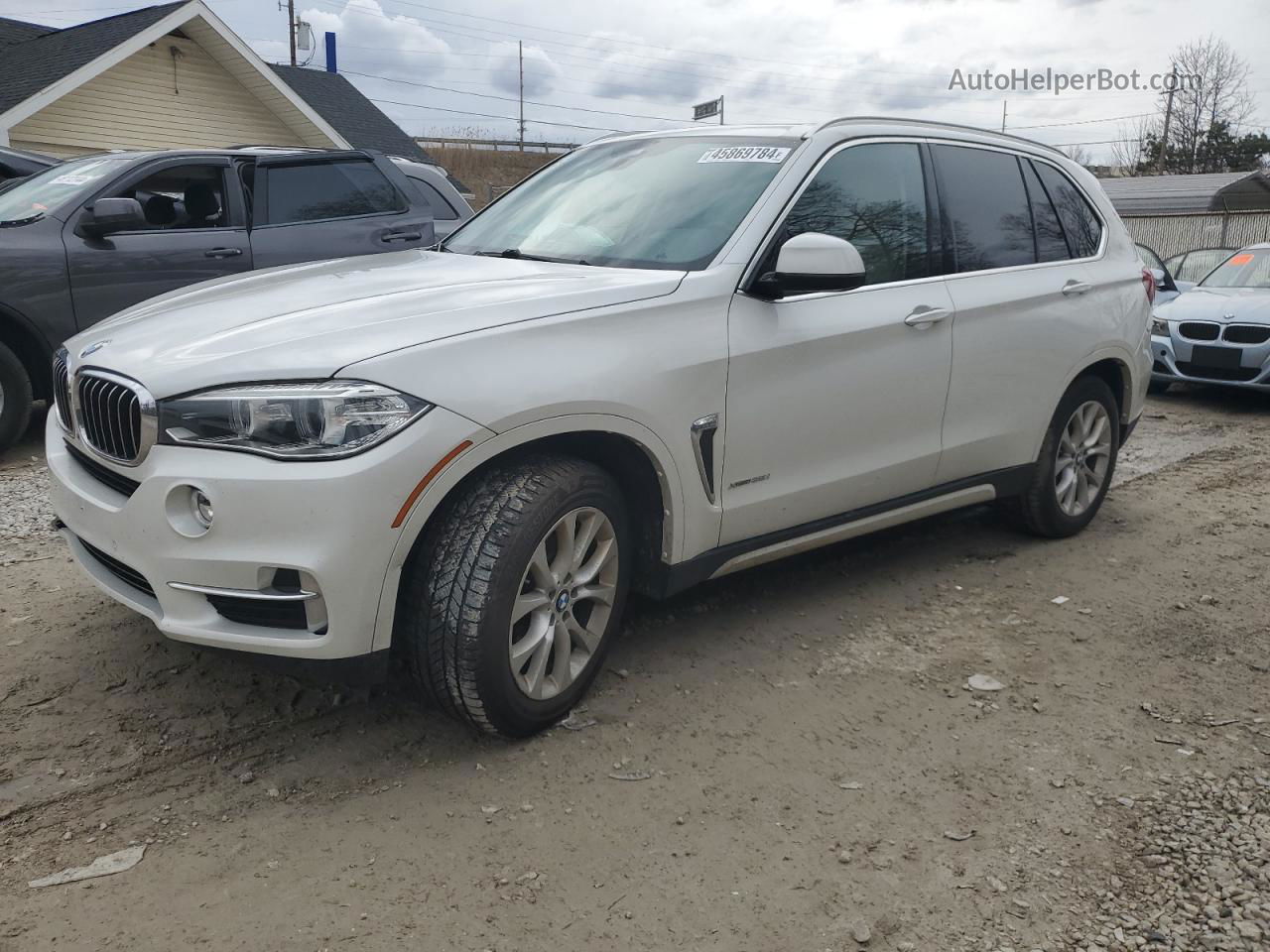 2014 Bmw X5 Xdrive35i Белый vin: 5UXKR0C54E0H25695