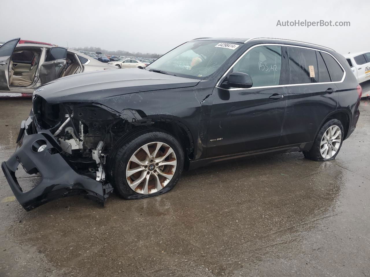 2014 Bmw X5 Xdrive35i Black vin: 5UXKR0C54E0K42950