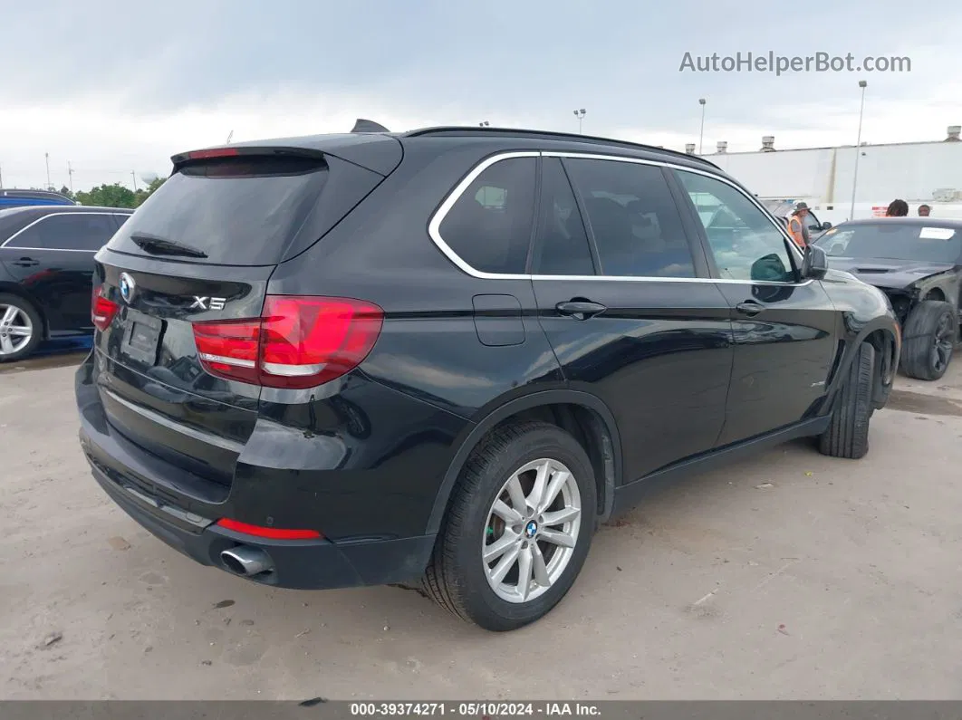 2015 Bmw X5 Xdrive35i Black vin: 5UXKR0C54F0K70460