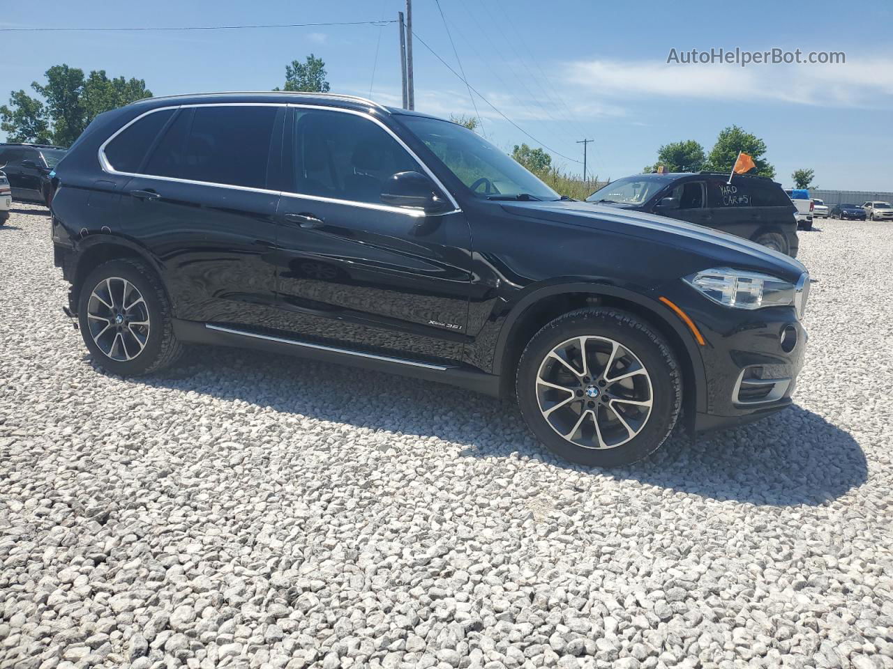 2015 Bmw X5 Xdrive35i Black vin: 5UXKR0C54F0P00018