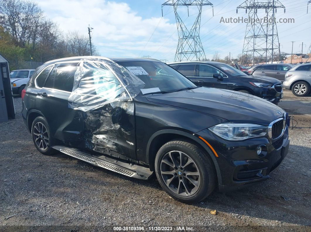 2015 Bmw X5 Xdrive35i Черный vin: 5UXKR0C54F0P00911