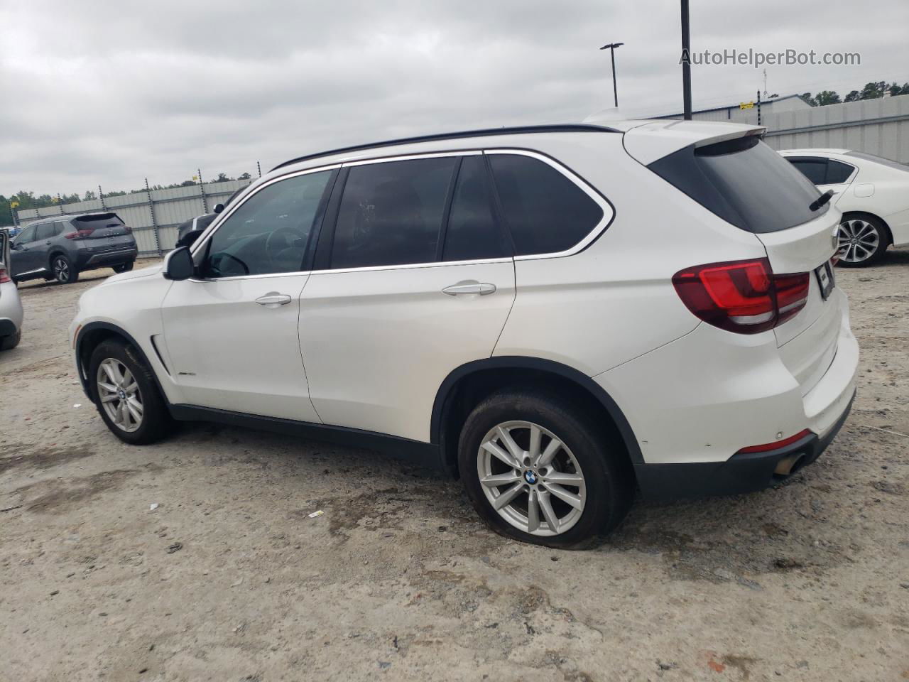 2015 Bmw X5 Xdrive35i White vin: 5UXKR0C54F0P03985