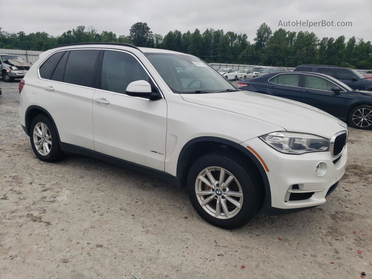 2015 Bmw X5 Xdrive35i Белый vin: 5UXKR0C54F0P03985