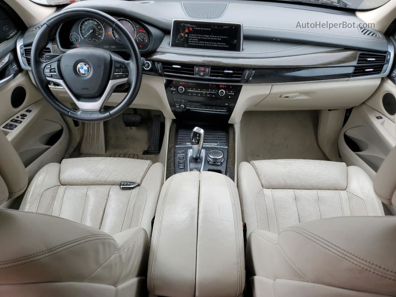 2015 Bmw X5 Xdrive35i Черный vin: 5UXKR0C54F0P04022