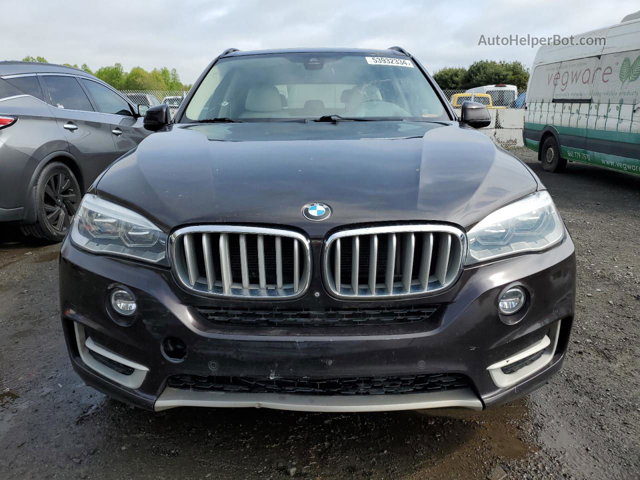 2015 Bmw X5 Xdrive35i Черный vin: 5UXKR0C54F0P04022