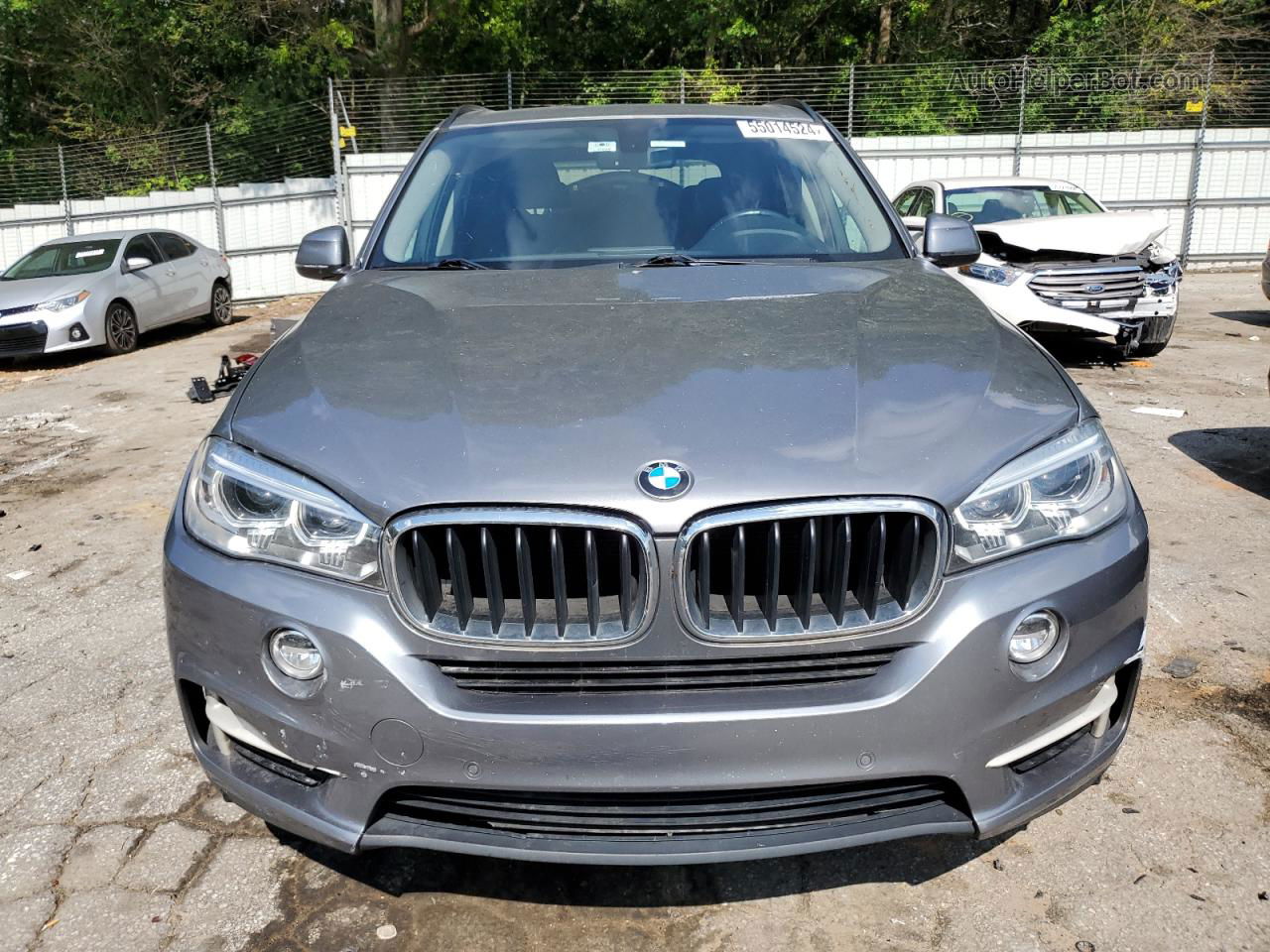 2015 Bmw X5 Xdrive35i Серебряный vin: 5UXKR0C54F0P08572