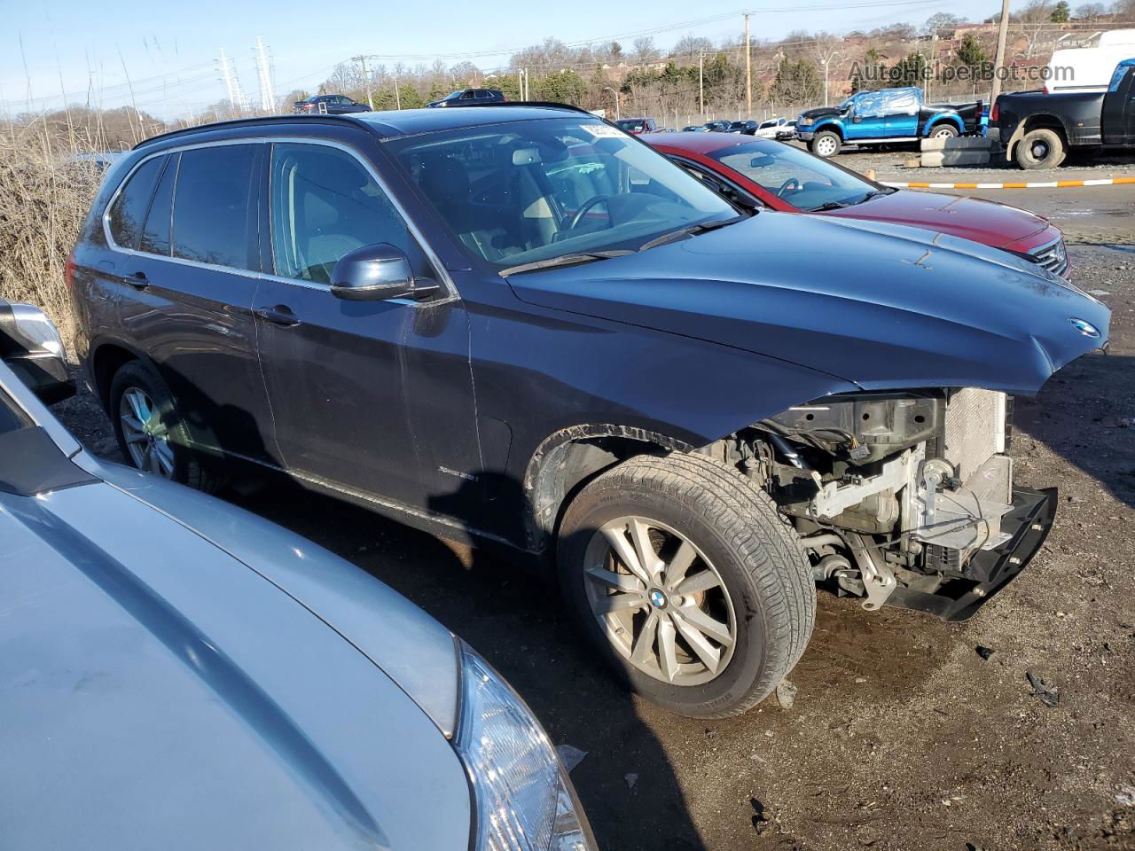 2015 Bmw X5 Xdrive35i Blue vin: 5UXKR0C54F0P10953