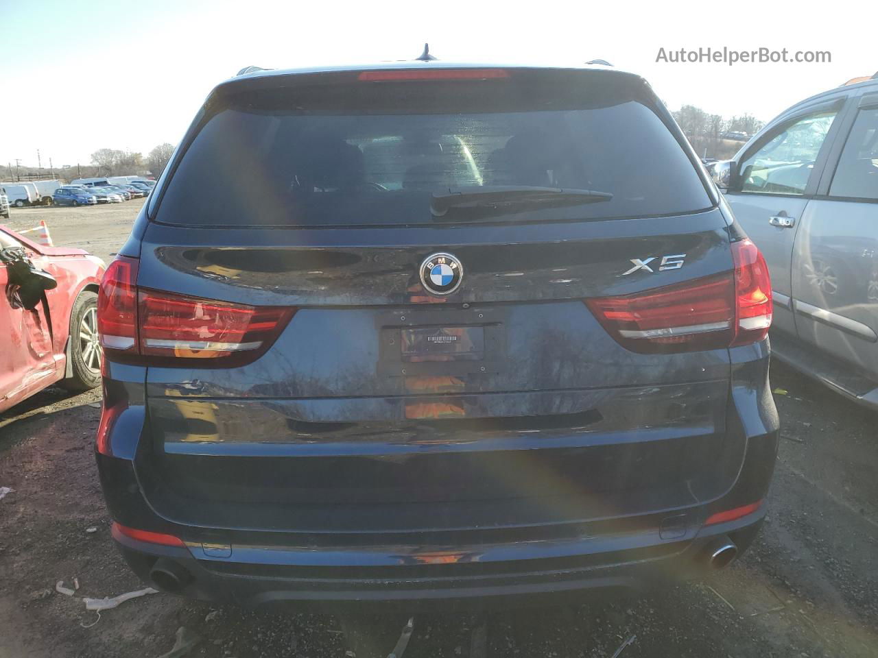 2015 Bmw X5 Xdrive35i Синий vin: 5UXKR0C54F0P10953