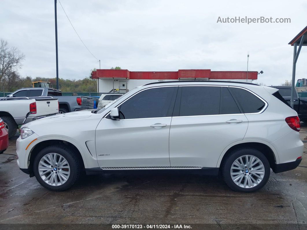 2015 Bmw X5 Xdrive35i White vin: 5UXKR0C54F0P11374