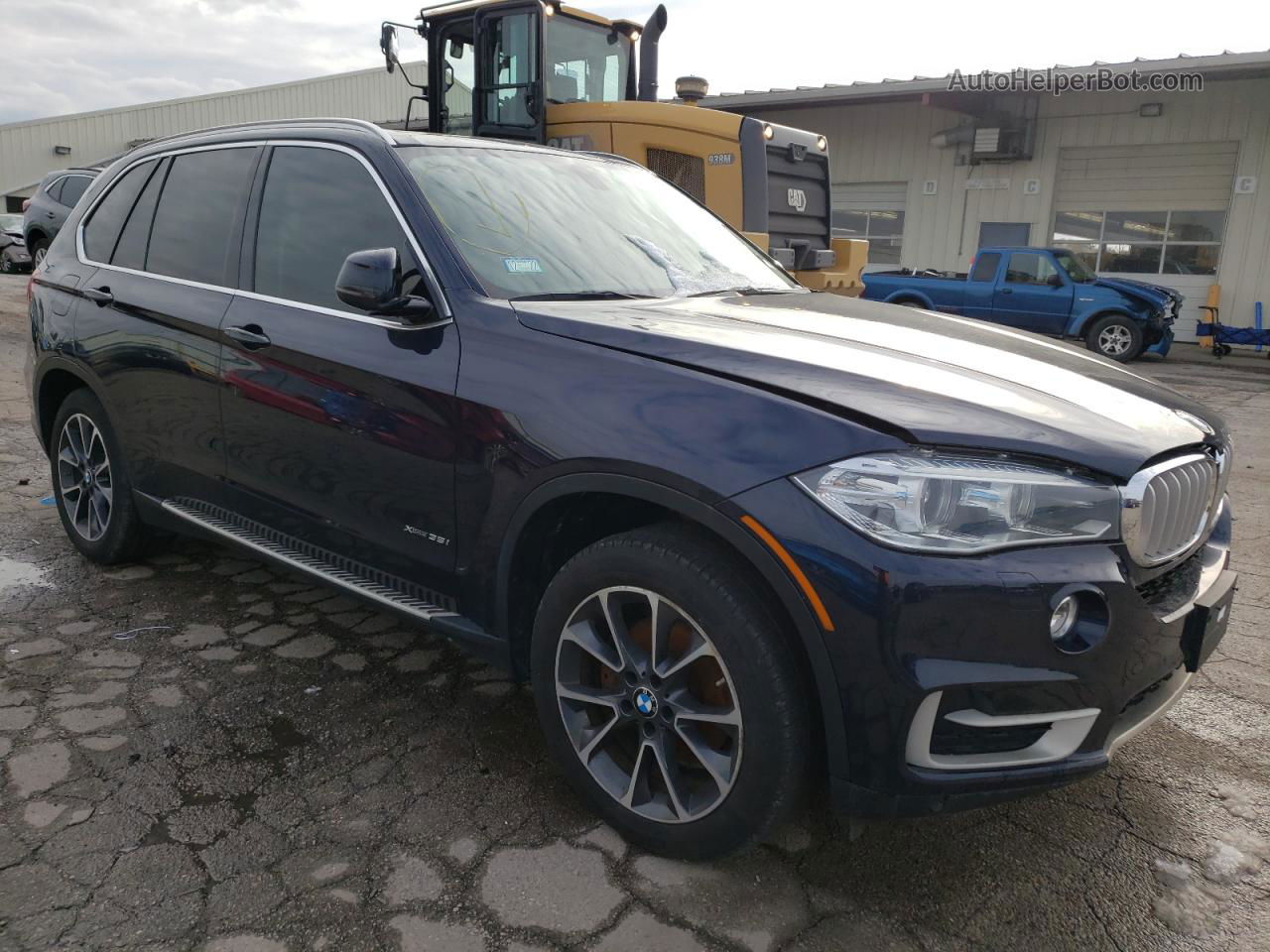 2015 Bmw X5 Xdrive35i Blue vin: 5UXKR0C54F0P11844