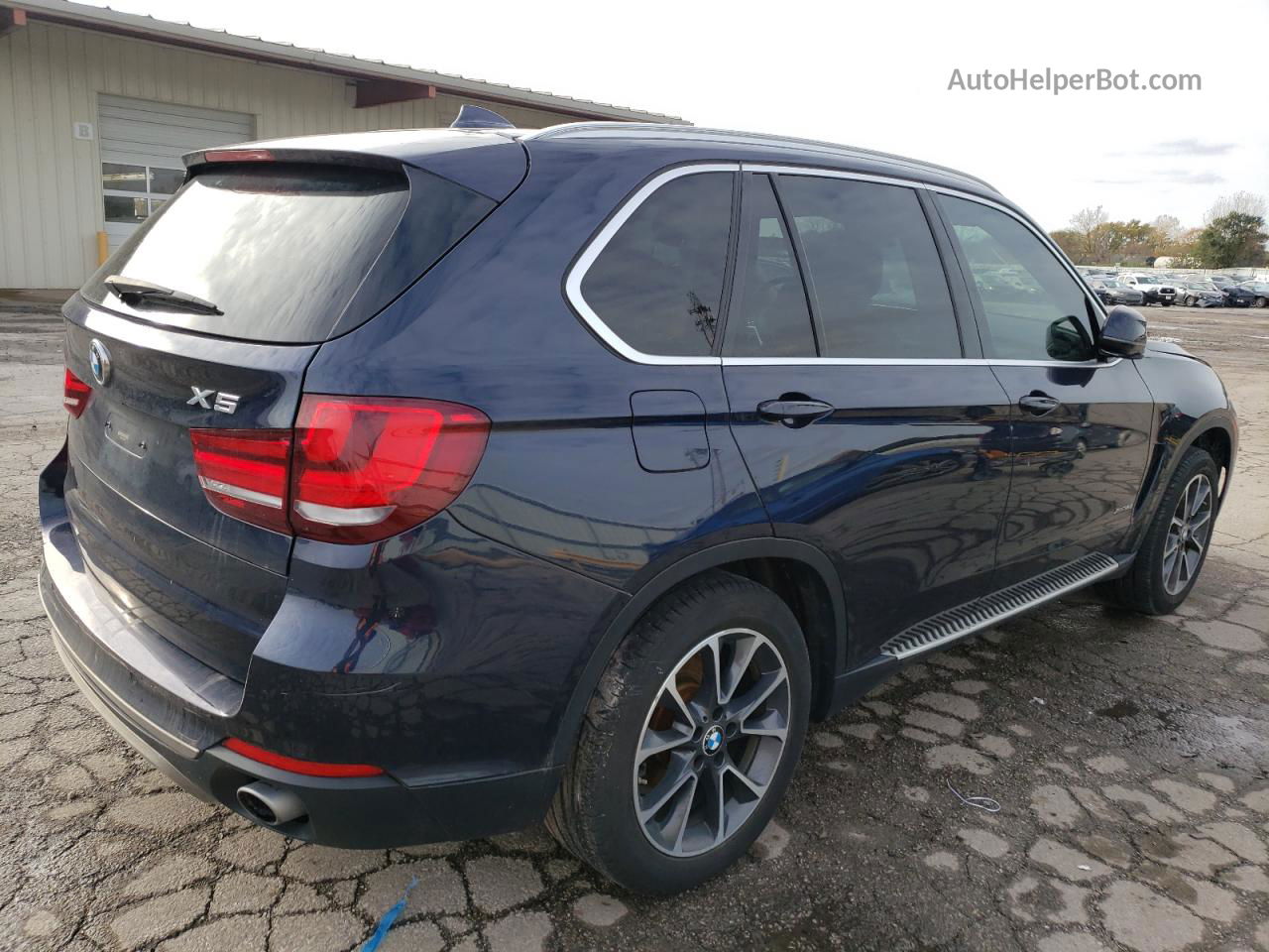 2015 Bmw X5 Xdrive35i Blue vin: 5UXKR0C54F0P11844