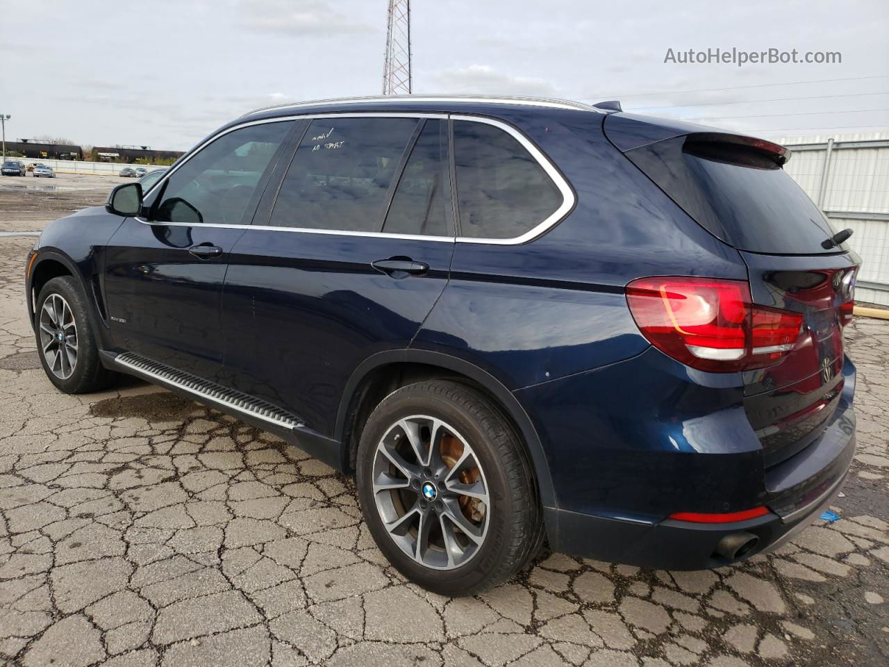 2015 Bmw X5 Xdrive35i Blue vin: 5UXKR0C54F0P11844