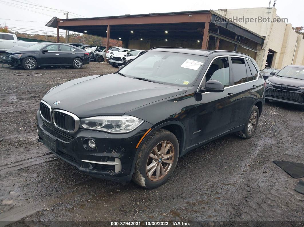 2015 Bmw X5 Xdrive35i Черный vin: 5UXKR0C54F0P12976