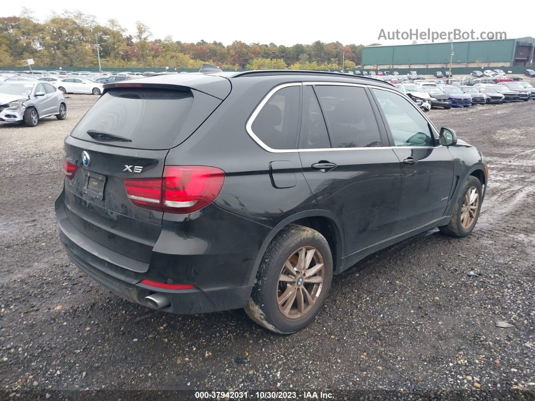 2015 Bmw X5 Xdrive35i Black vin: 5UXKR0C54F0P12976