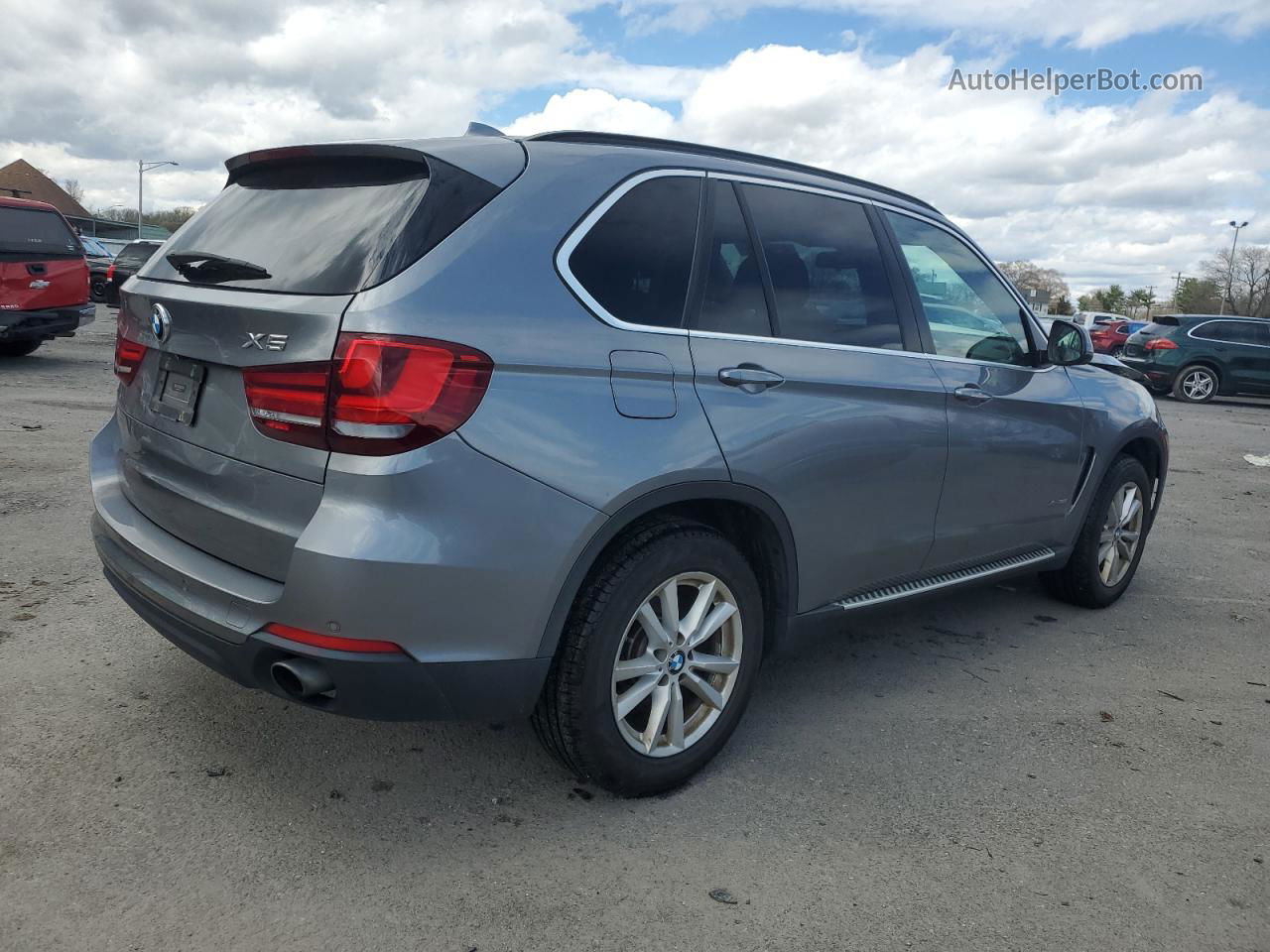 2015 Bmw X5 Xdrive35i Silver vin: 5UXKR0C54F0P15201