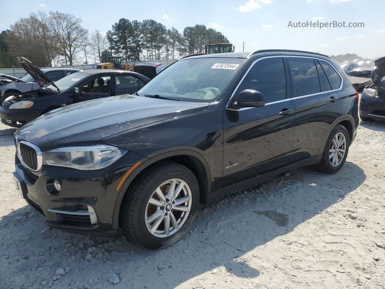 2014 Bmw X5 Xdrive35i Черный vin: 5UXKR0C55E0C25299