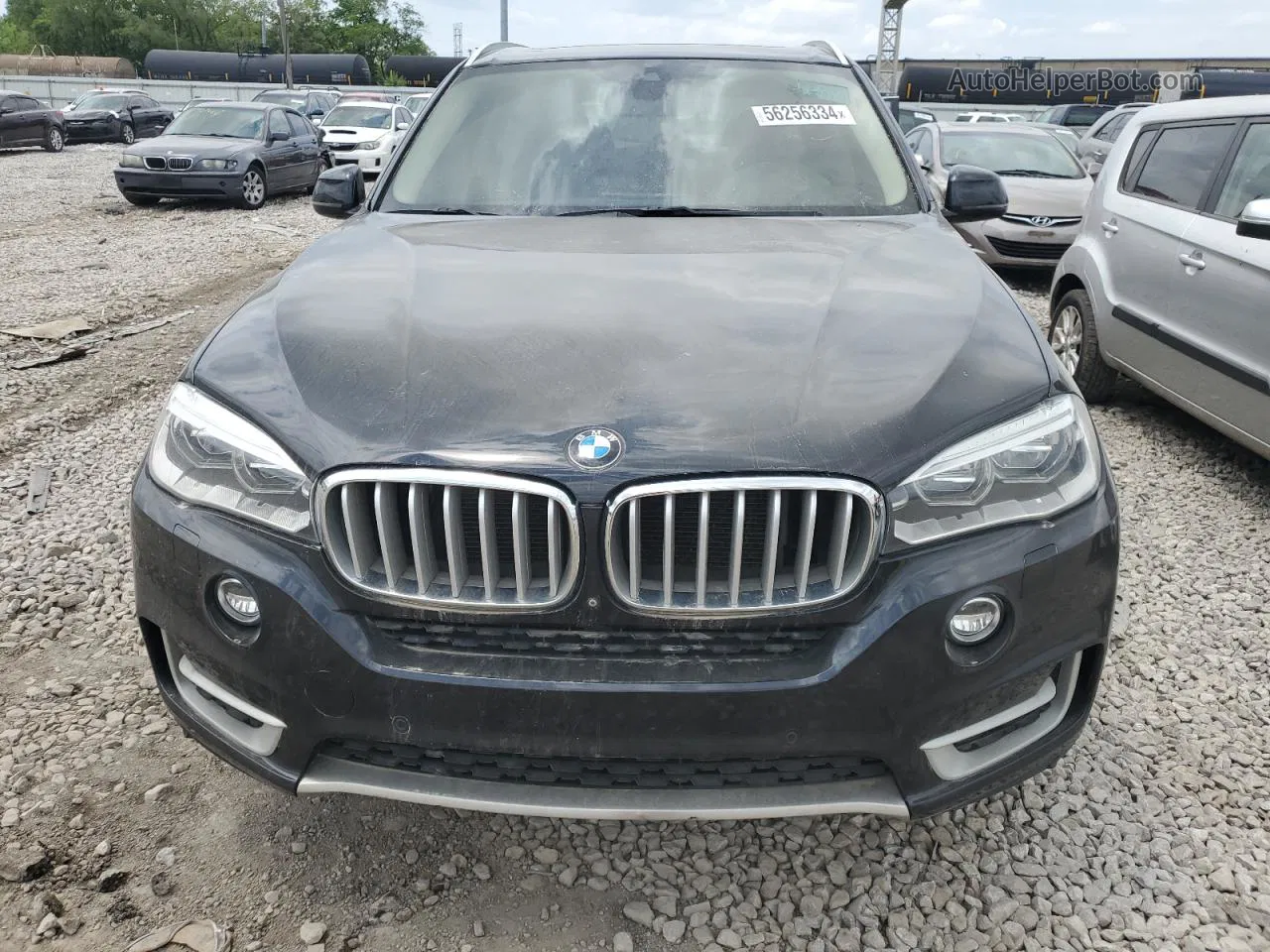 2014 Bmw X5 Xdrive35i Black vin: 5UXKR0C55E0H19047