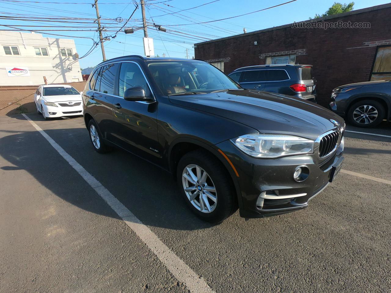 2015 Bmw X5 Xdrive35i Серый vin: 5UXKR0C55F0K52372