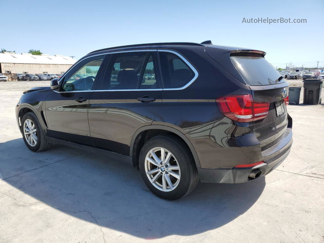 2015 Bmw X5 Xdrive35i Black vin: 5UXKR0C55F0K55983