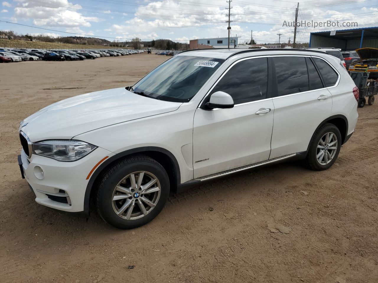 2015 Bmw X5 Xdrive35i White vin: 5UXKR0C55F0K57359