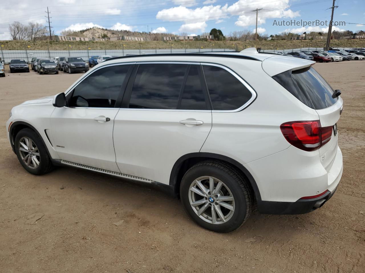 2015 Bmw X5 Xdrive35i White vin: 5UXKR0C55F0K57359