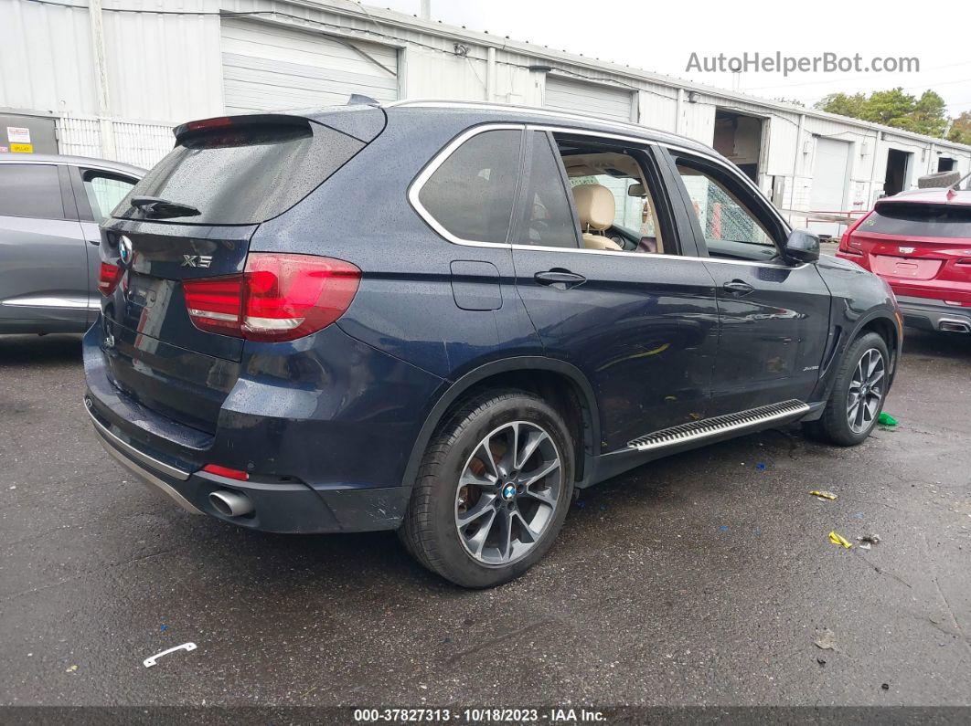 2015 Bmw X5 Xdrive35i Синий vin: 5UXKR0C55F0K62089