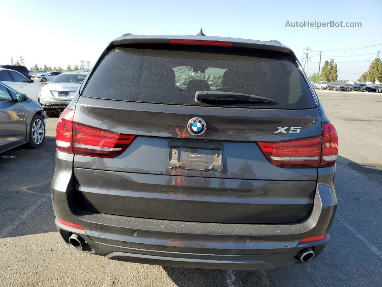 2015 Bmw X5 Xdrive35i Charcoal vin: 5UXKR0C55F0K68927