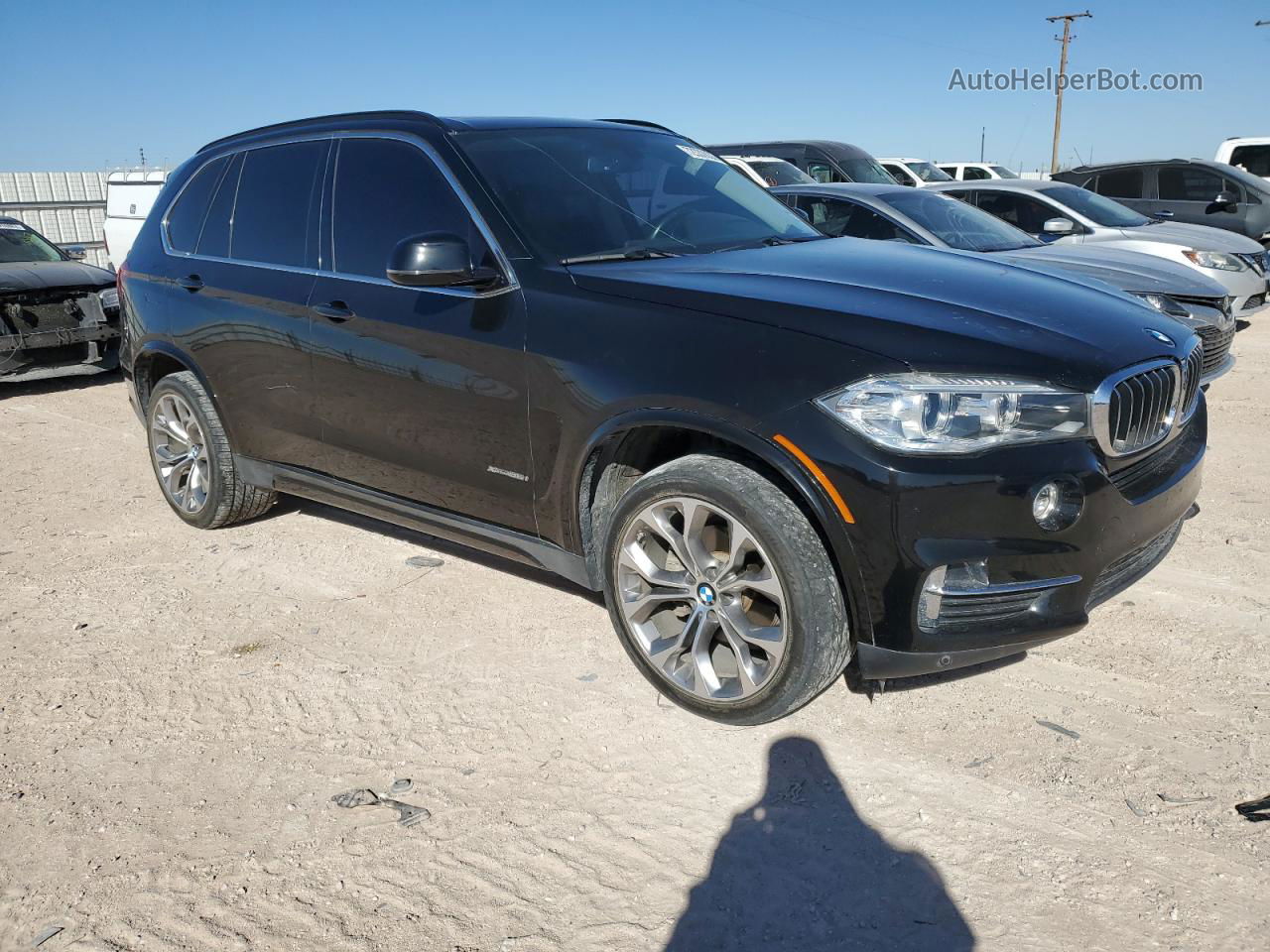 2015 Bmw X5 Xdrive35i Черный vin: 5UXKR0C55F0K70502