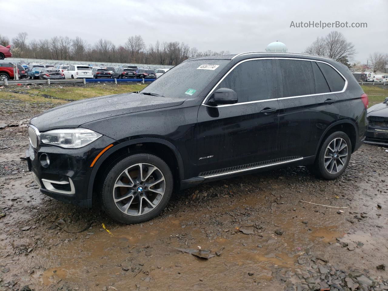 2015 Bmw X5 Xdrive35i Черный vin: 5UXKR0C55F0P00027