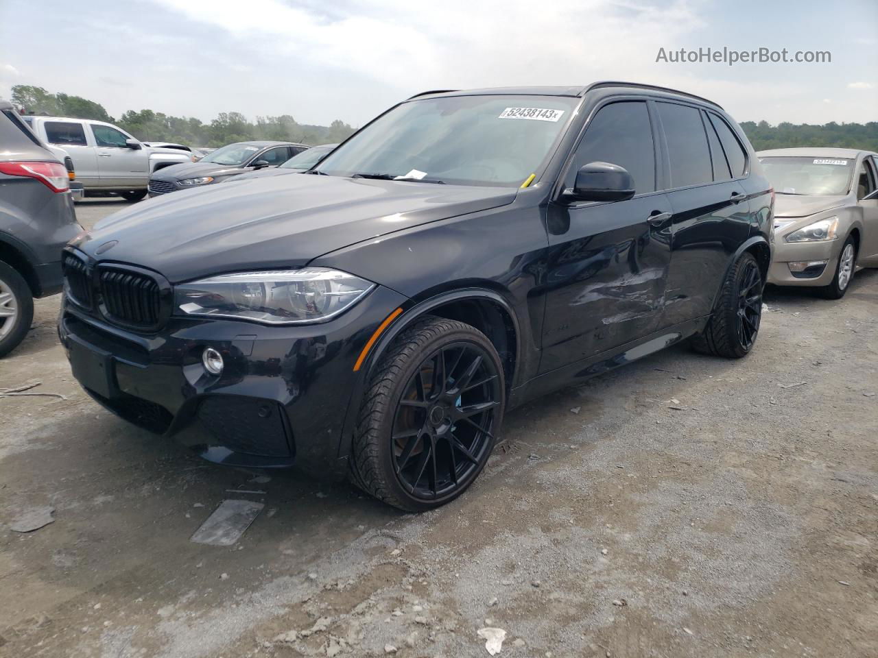 2015 Bmw X5 Xdrive35i Black vin: 5UXKR0C55F0P00285