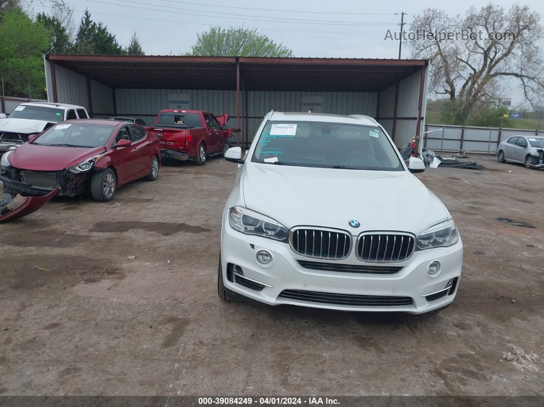 2015 Bmw X5 Xdrive35i White vin: 5UXKR0C55F0P03123